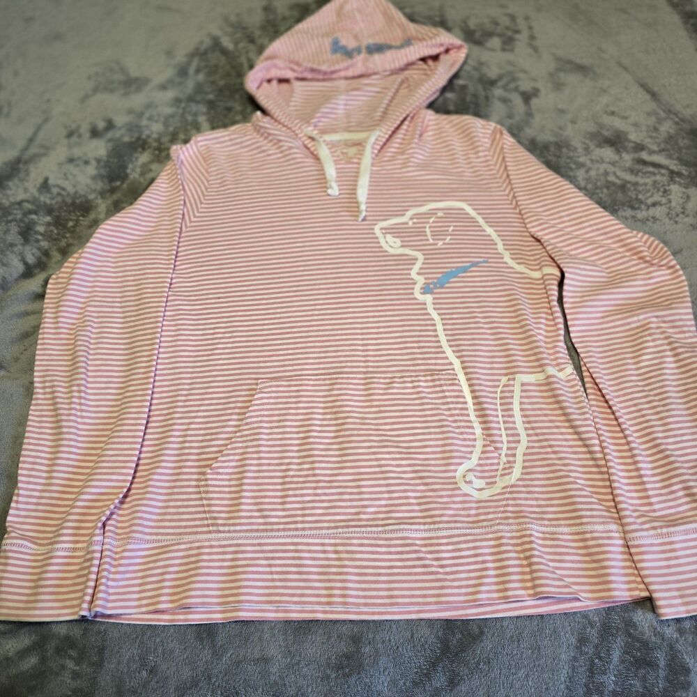 The Black Dog Pink/White Hoodie